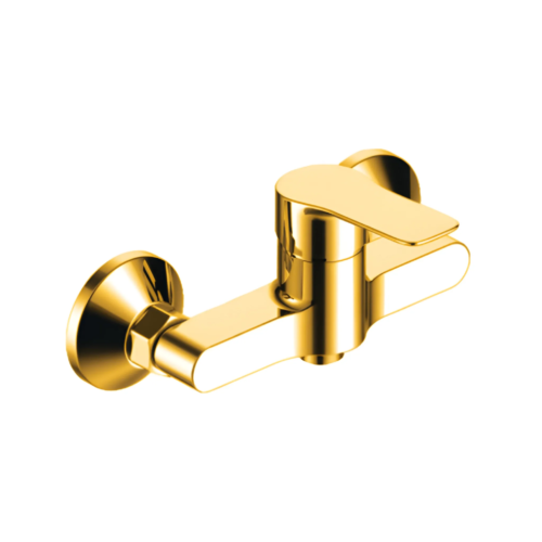 Siena Gold Handheld Bidet Sprayer – Brass Bathroom Hygiene Faucet with Mixer Valve – Model 6060165G