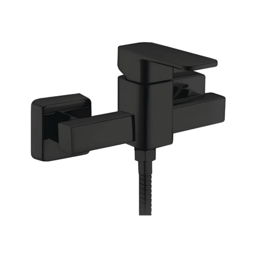 Siena Matte Black Handheld Shattaf Bidet Sprayer – Brass & Zinc Mixer Valve for Hygiene | Water-Saving Eco Smart – Model 6060125B