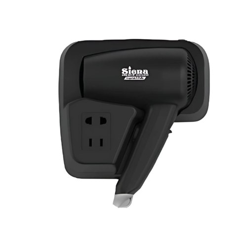 Siena Luxury Matte Black Ionic Hair Dryer – 7071711B