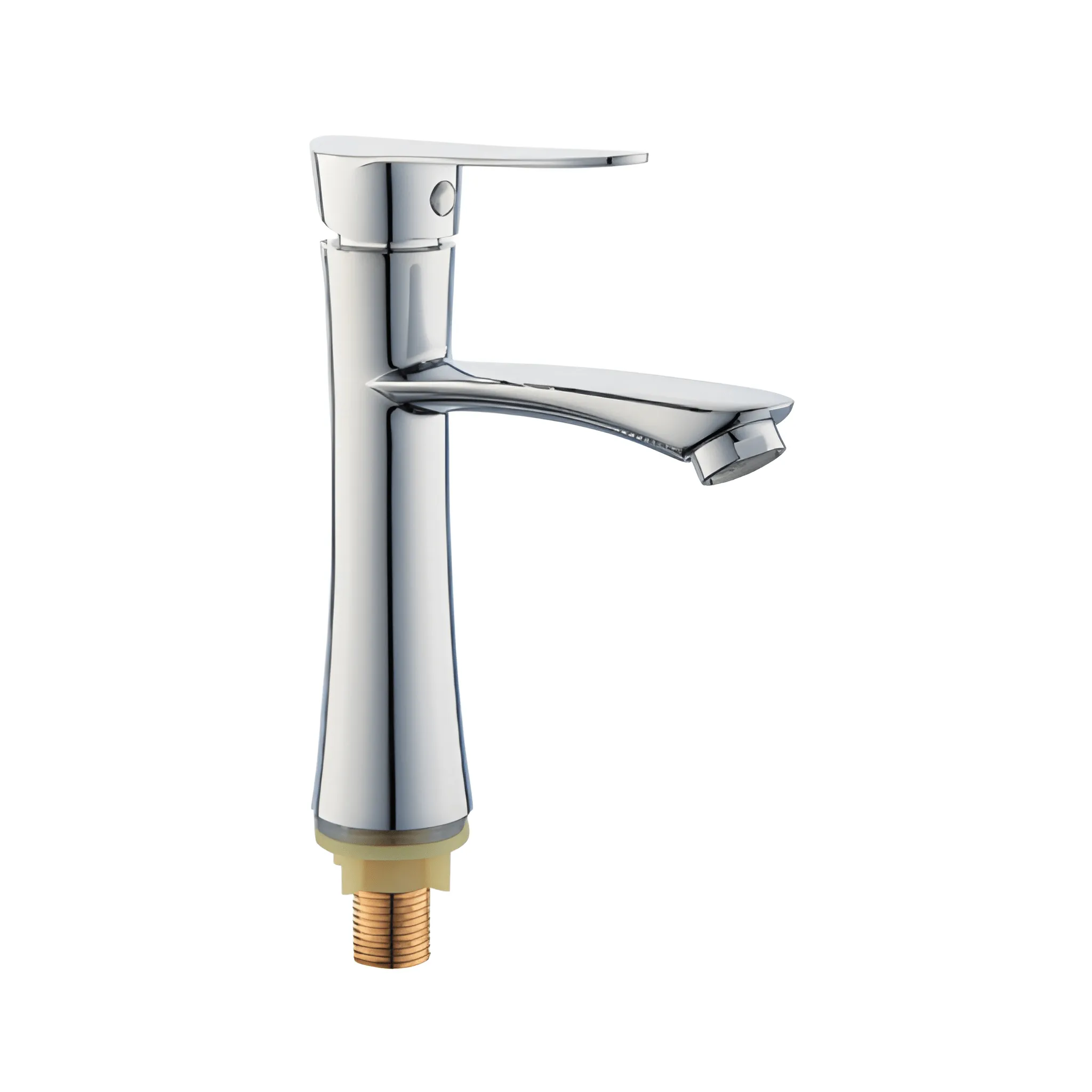 Siena Chrome Single Lever Basin Mixer – Brass & Zinc Bathroom Faucet with Water-Saving Ceramic Cartridge – Model 8080108