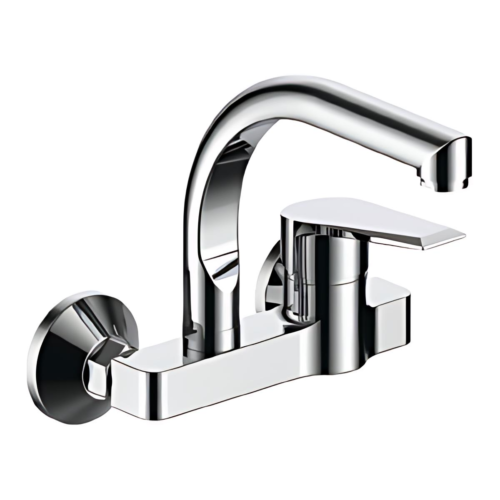 Siena Sink Faucet – Eco-Friendly Chrome Utility Faucet for Kitchen & Laundry, Smooth Ceramic Cartridge – Model 6060183