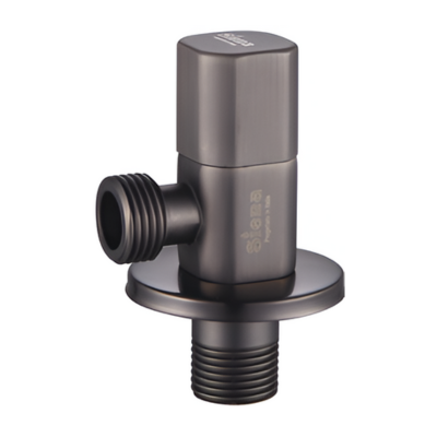 Siena Angle Valve | Modern Grey Tone for Industrial Chic Bathrooms | Model 6061502