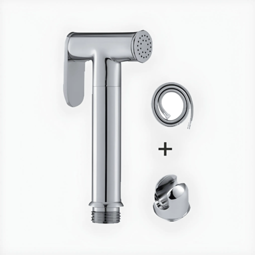 Brass Round Handheld Bathroom Shattaf Set 6062109