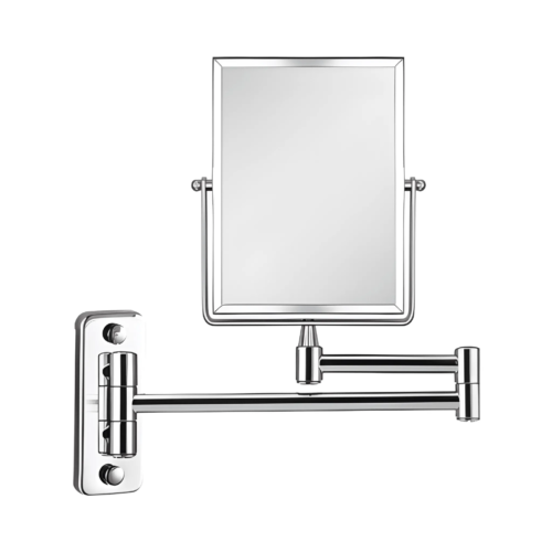 Sleek Chrome Rectangular Magnifying Mirror - 7075103