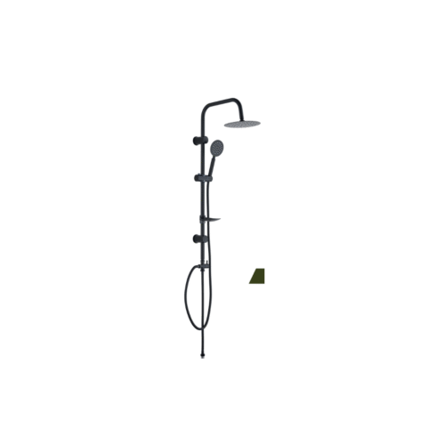 Matte Black Modern Shower Column Set 6065109