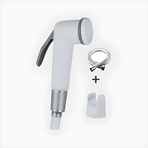 White Classic Handheld Bathroom Shattaf Sprayer 6062101