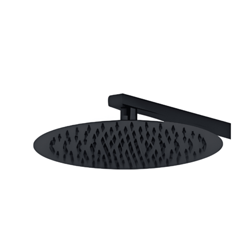 Matte Black Finish 10-Inch Round Overhead Rain Shower 6065201B