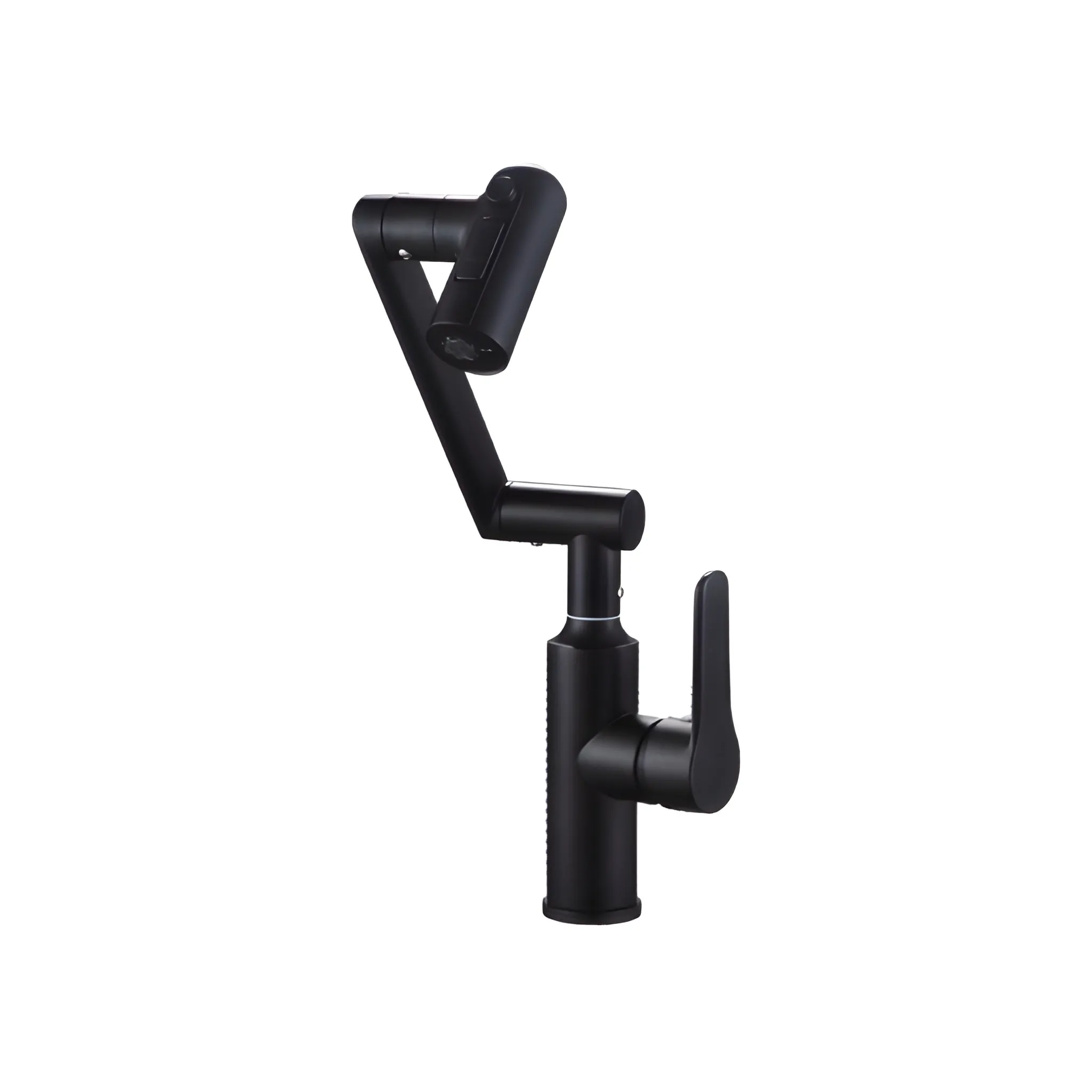 Siena 8080704B 3-Axis Kitchen Faucet – Matte Black, Triple Swivel, EcoSmart Flow