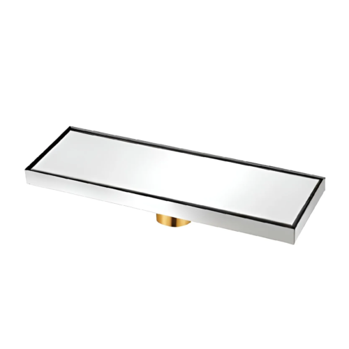 Siena Linear Drain 8x30 cm Heavy Duty with BR Valve Chrome – Model 6067440C