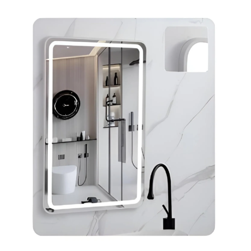 Siena LED Rectangle Mirror for Cabinet 80x60 cm – Frameless