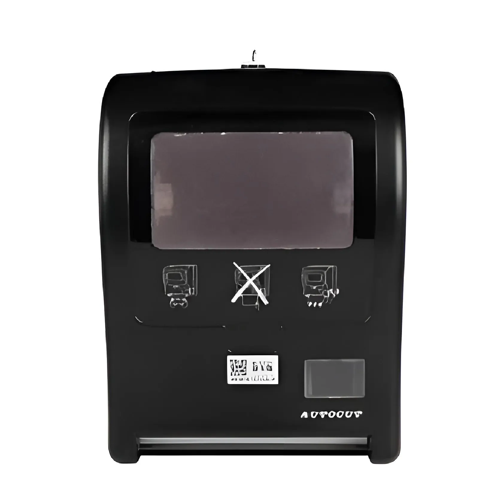 Siena Tissue Roll Dispenser Black – Model 7071506B