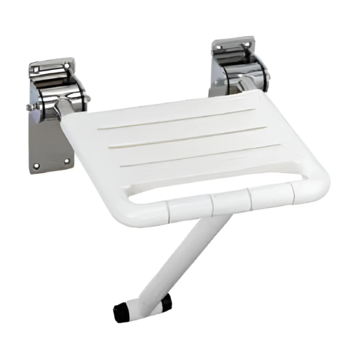 Handicap Foldable Shower Seat – Wall Mounted Stainless Steel Support Seat (Model: 7075604)
