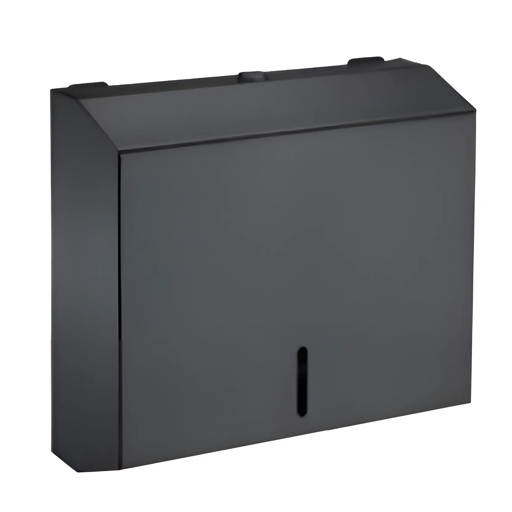 Siena Stainless Steel Matt Black Tissue Dispenser – 7071502B